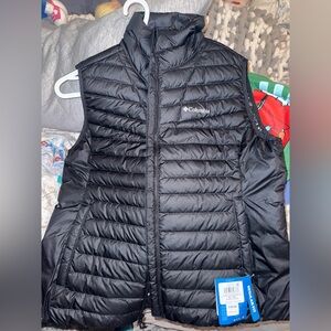 Columbia Midnight Black Quilted Vest